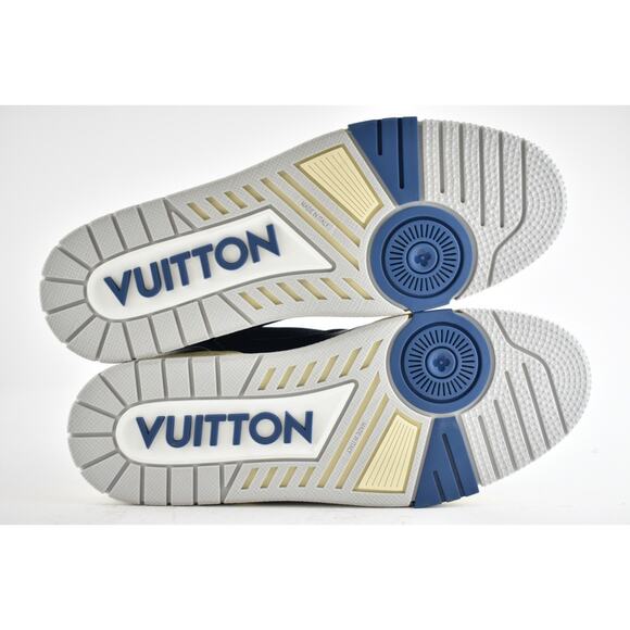 Louis Vuitton NYC Pop Up Exclusive Blue Low Top Trainer Sneaker LV 8 US 9 9.5 - Picture 12 of 12